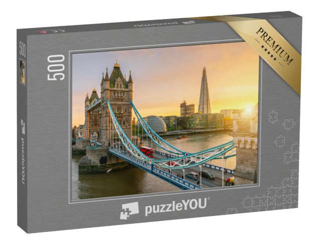 puzzle 500 dílků „Londýnský most Tower Bridge, Anglie“