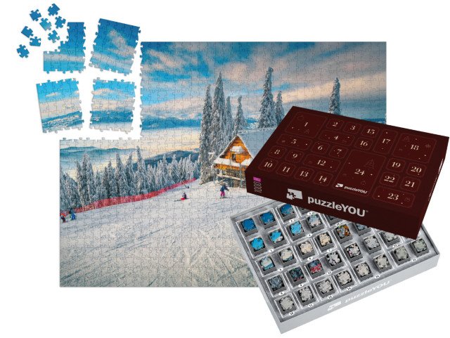 Adventní kalendář „Lyžařské středisko Poiana Brasov, Rumunsko“