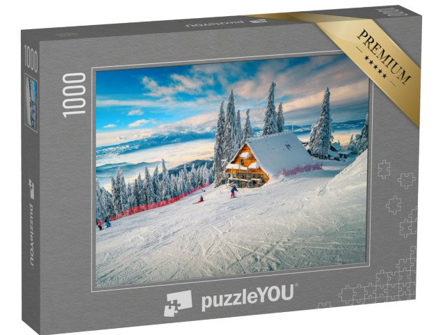 puzzle „Lyžařské středisko Poiana Brasov, Rumunsko“