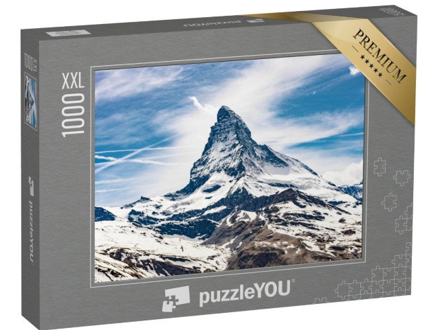 puzzle 1000 dílků XXL „Matterhorn, Švýcarské Alpy, Švýcarsko“