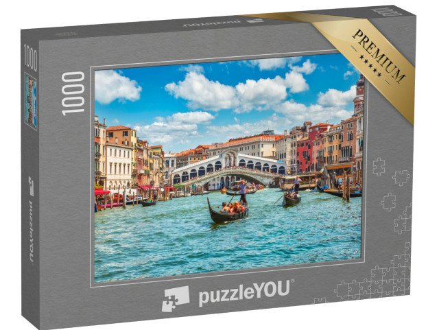 puzzle 1000 dílků „Most Rialto na Canal Grande, Benátky, Itálie“