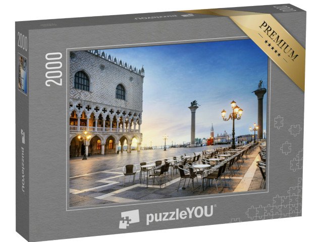 puzzle 2000 dílků „Náměstí svatého Marka, Benátky, Itálie“