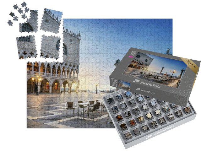 SMART SORTED® | Puzzle 1000 dílků „Náměstí svatého Marka, Benátky, Itálie“