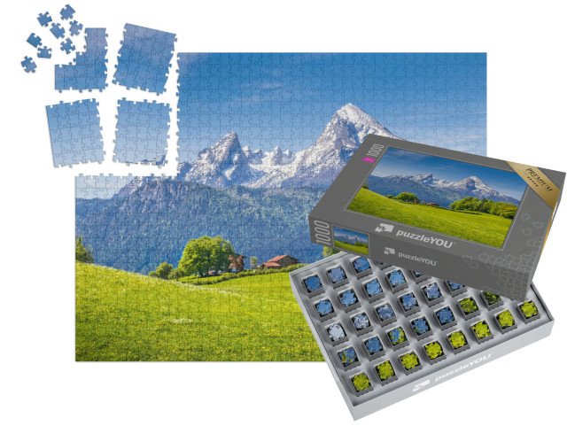 SMART SORTED® | Puzzle 1000 dílků „Národní park Berchtesgadener Land, Bavorsko, Německo“