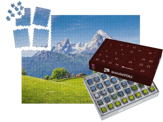 Adventní kalendář „Národní park Berchtesgadener Land, Bavorsko, Německo“