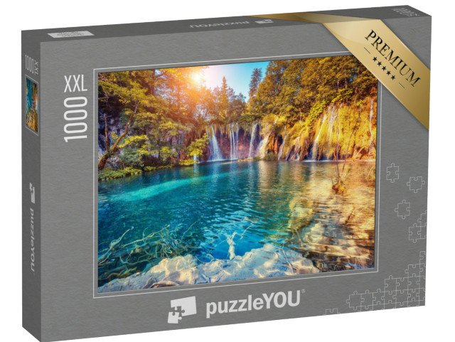 puzzle 1000 dílků XXL „Národní park Plitvická jezera, Chorvatsko“