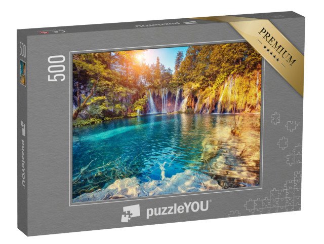 puzzle 500 dílků „Národní park Plitvická jezera, Chorvatsko“
