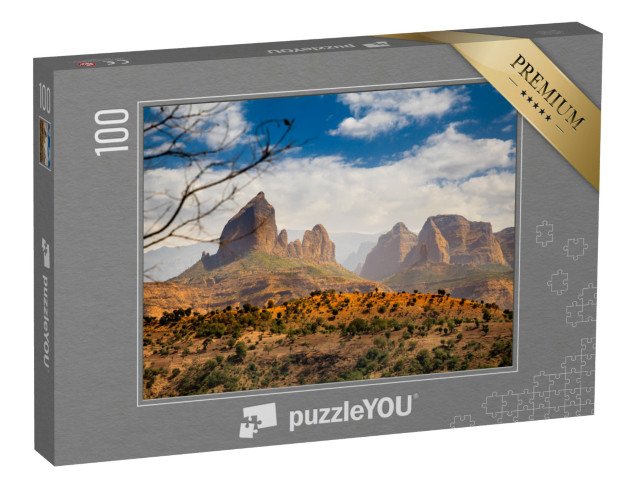puzzle 100 dílků „Národní park Simien Mountains, Etiopie“