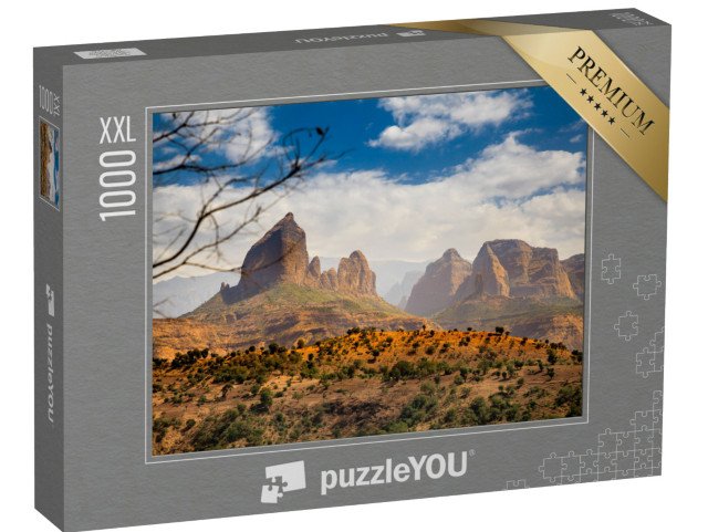 puzzle 1000 dílků XXL „Národní park Simien Mountains, Etiopie“