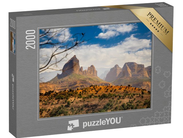 puzzle 2000 dílků „Národní park Simien Mountains, Etiopie“