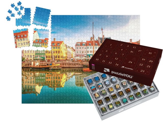 Adventní kalendář „Nyhavn, Kodaň, Dánsko“
