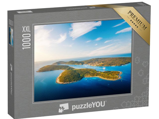 puzzle 1000 dílků XXL „Ostrov Ilovik v Kvarnerském zálivu, Chorvatsko“