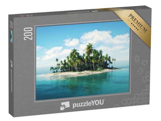 puzzle 200 dílků „Ostrov v oceánu“