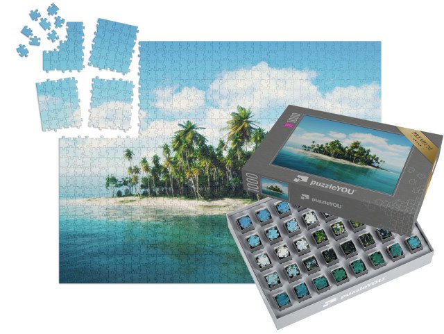 SMART SORTED® | Puzzle 1000 dílků „Ostrov v oceánu“