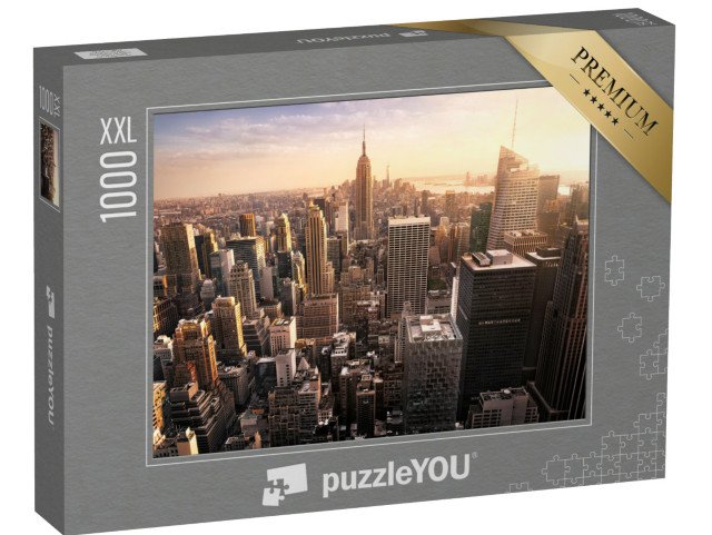 puzzle 1000 dílků XXL „Panorama New Yorku, USA“