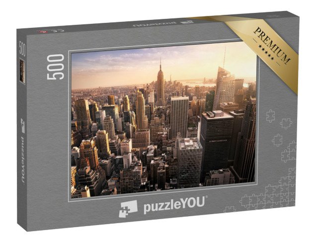 puzzle 500 dílků „Panorama New Yorku, USA“
