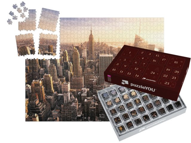 Adventní kalendář „Panorama New Yorku, USA“
