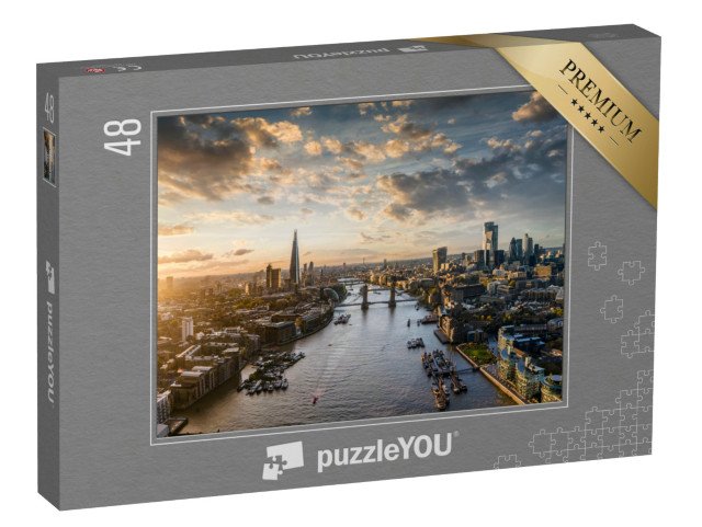 puzzle 48 dílků „Panoramatický pohled na Londýn, Anglie“