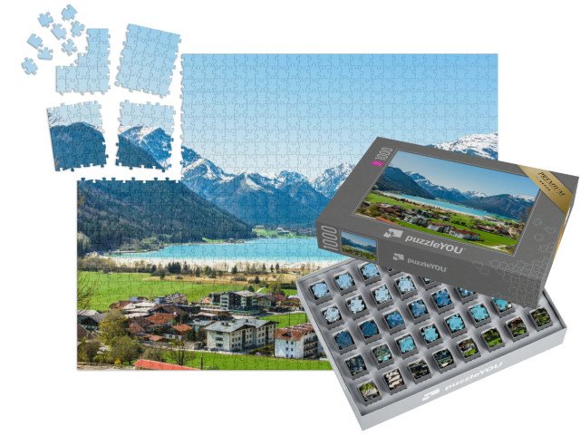 SMART SORTED® | Puzzle 1000 dílků „Pertisau am Achensee, Rakousko“