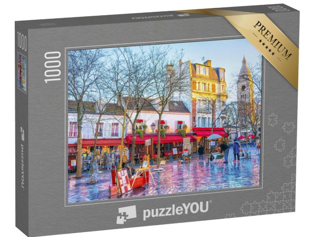 puzzle „Place du Tertre, Montmartre, Paříž, Francie“