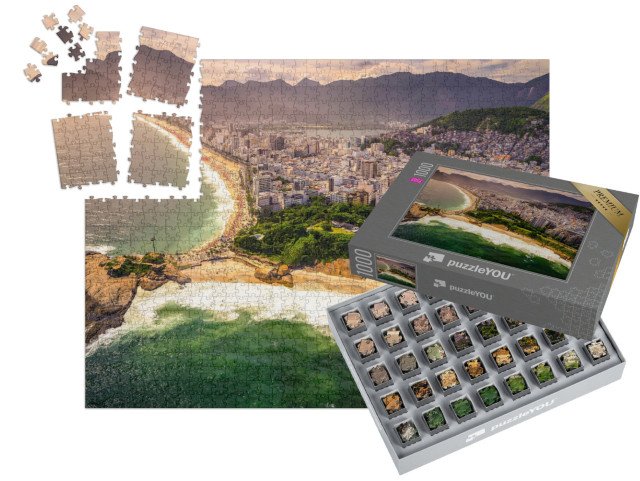 SMART SORTED® | Puzzle 1000 dílků „Pláž Ipanema, Rio De Janeiro, Brazílie“