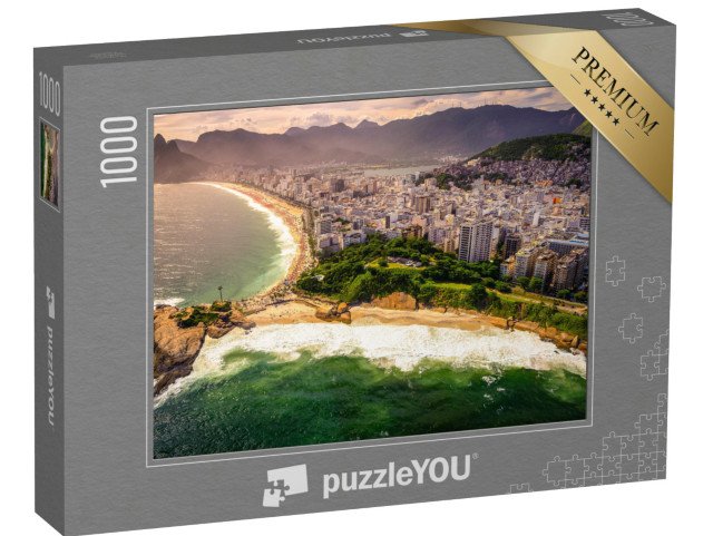 puzzle 1000 dílků „Pláž Ipanema, Rio De Janeiro, Brazílie“