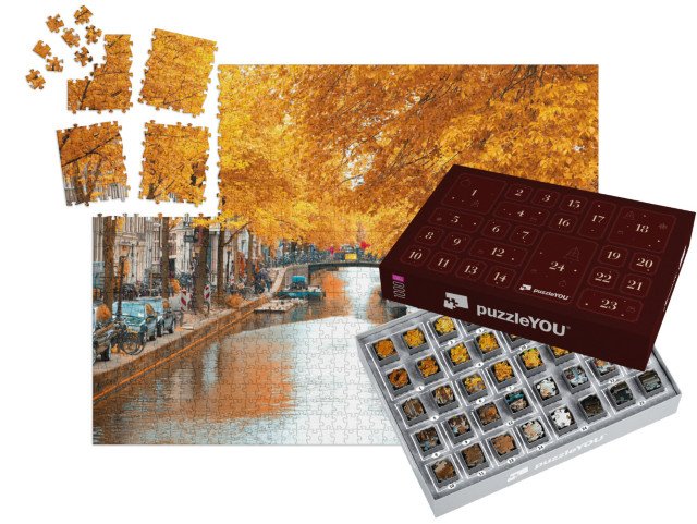 Adventní kalendář „Podzimní Amsterdam, Holandsko“