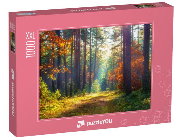 puzzle 1000 dílků XXL „Podzimní přírodní krajina“