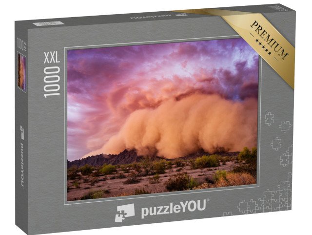 puzzle 1000 dílků XXL „Prachová bouře Haboob v arizonské poušti“