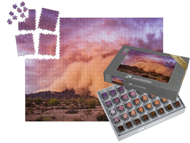 SMART SORTED® | Puzzle 1000 dílků „Prachová bouře Haboob v arizonské poušti“