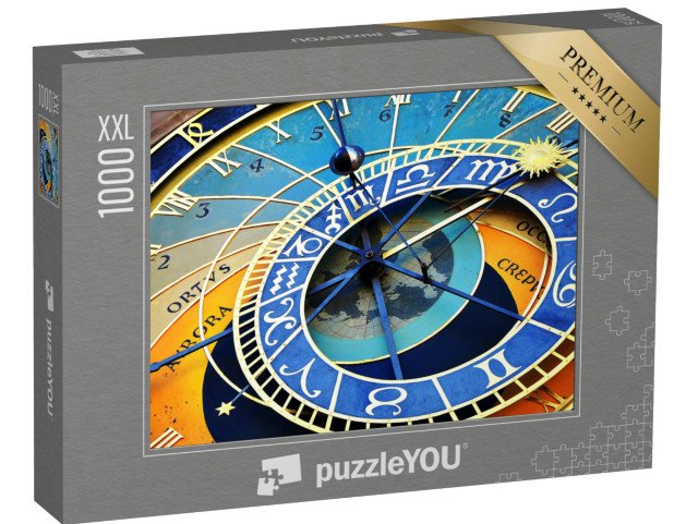 puzzle 1000 dílků XXL „Pražský orloj v historickém centru Prahy, Česká republika“
