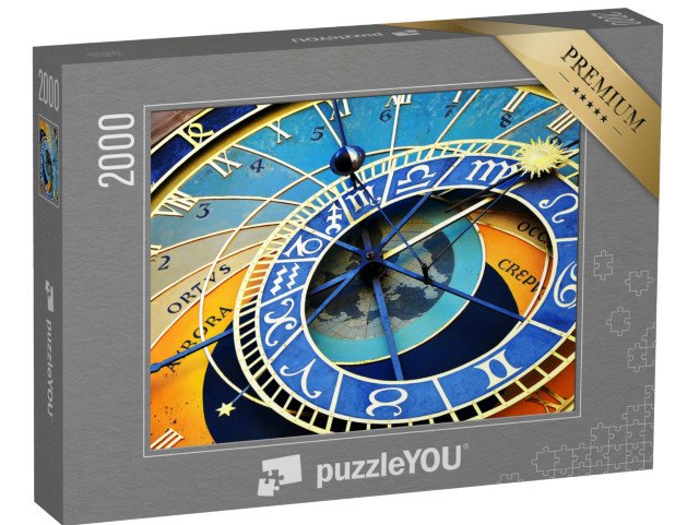 puzzle 2000 dílků „Pražský orloj v historickém centru Prahy, Česká republika“