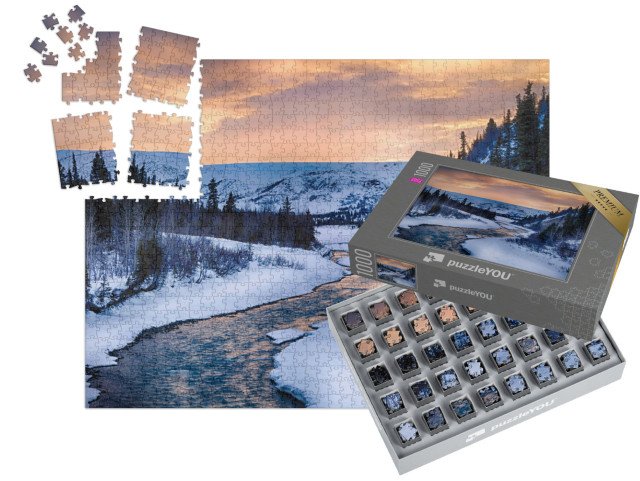 SMART SORTED® | Puzzle 1000 dílků „Průzračné vody Phelan Creek, Aljaška“