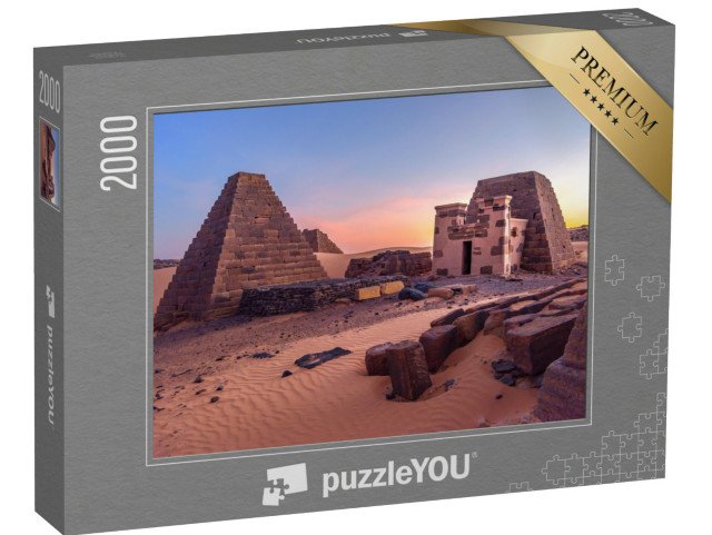 puzzle 2000 dílků „Pyramidy v Meroe, Súdán“
