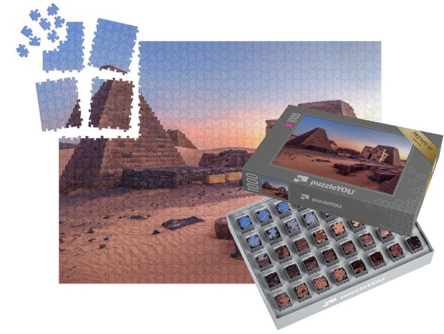 SMART SORTED® | Puzzle 1000 dílků „Pyramidy v Meroe, Súdán“