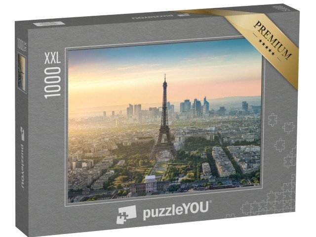 puzzle 1000 dílků XXL „Ranní Paříž, Francie“