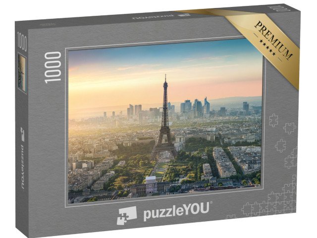 puzzle 1000 dílků „Ranní Paříž, Francie“
