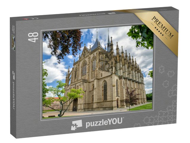 puzzle 48 dílků „Římskokatolický kostel sv. Barbory, Kutná Hora, Česká republika“