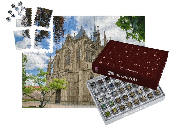 Adventní kalendář „Římskokatolický kostel sv. Barbory, Kutná Hora, Česká republika“