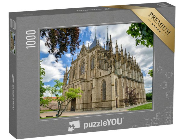 puzzle 1000 dílků „Římskokatolický kostel sv. Barbory, Kutná Hora, Česká republika“