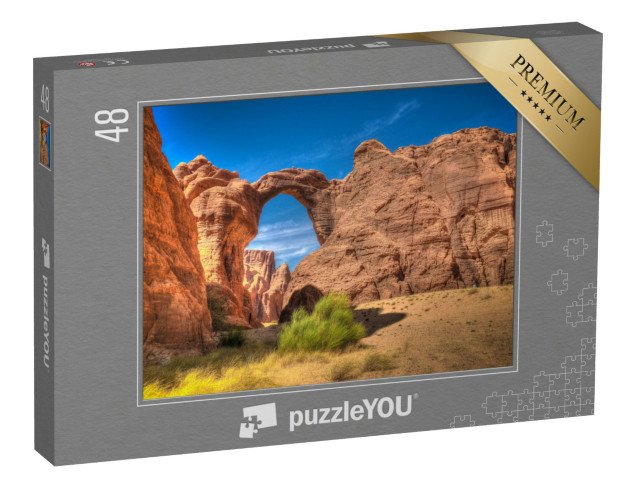 puzzle 48 dílků „Skalní útvar na náhorní plošině Ennedi, Čad“