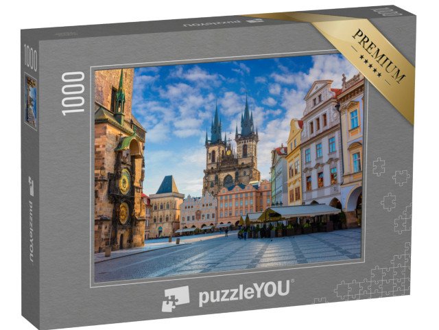 puzzle 1000 dílků „Staroměstské náměstí s Týnským chrámem, Praha, Česká republika“