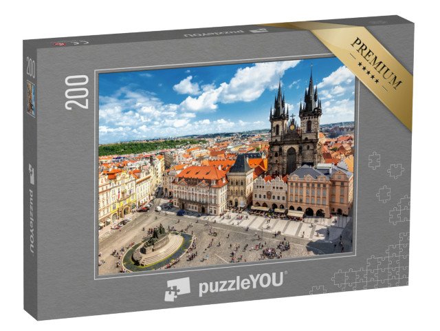 puzzle 200 dílků „Staroměstské náměstí v Praze, Česká republika“