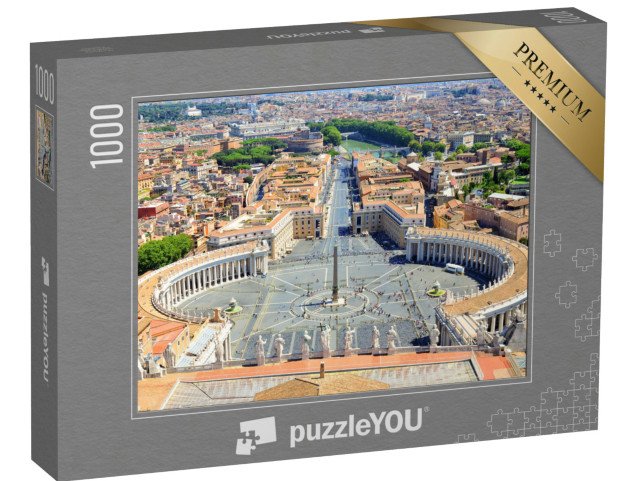 puzzle 1000 dílků „Svatopetrské náměstí ve Vatikánu, Itálie“