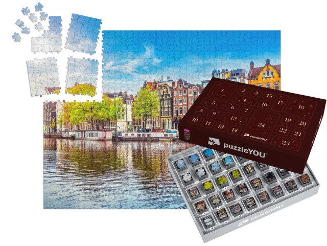 Adventní kalendář „Taneční domy, Amsterdam, Holandsko“