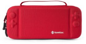 tomtoc cestovní pouzdro na Nintendo Switch, červená