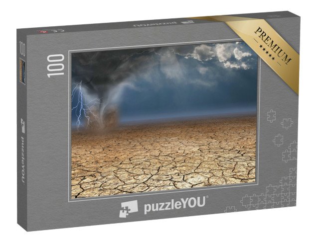 puzzle 100 dílků „Tornádo v poušti“