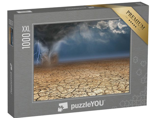 puzzle 1000 dílků XXL „Tornádo v poušti“