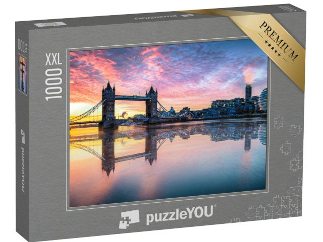 puzzle 1000 dílků XXL „Tower Bridge při východu slunce, Londýn, Anglie“