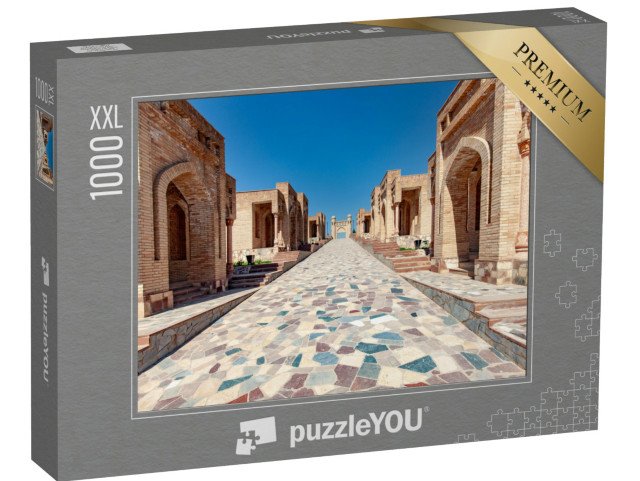 puzzle 1000 dílků XXL „Tradiční stavby v Gissaru, Tádžikistán“